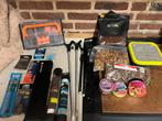 Visset karper/feeder/snoek hengels en voer, Watersport en Boten, Hengelsport | Karpervissen, Ophalen, Gebruikt, Complete set