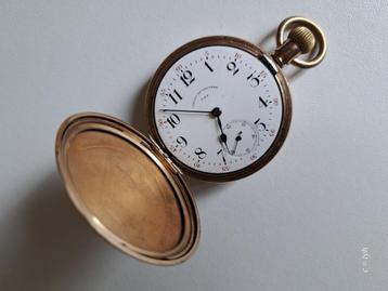 Verguld metalen heren zakhorloge American Waltham USA beschikbaar voor biedingen