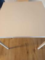 Tafel 80x80 hoogte 76 kleur wit kan gemonteerd worden nieuw, Huis en Inrichting, Tafels | Eettafels, Ophalen of Verzenden, Nieuw