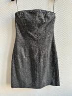 Rotate 34 dress jurk €299 strapless sequin nieuw zwart, Ophalen of Verzenden, Zo goed als nieuw, Maat 34 (XS) of kleiner, Zwart