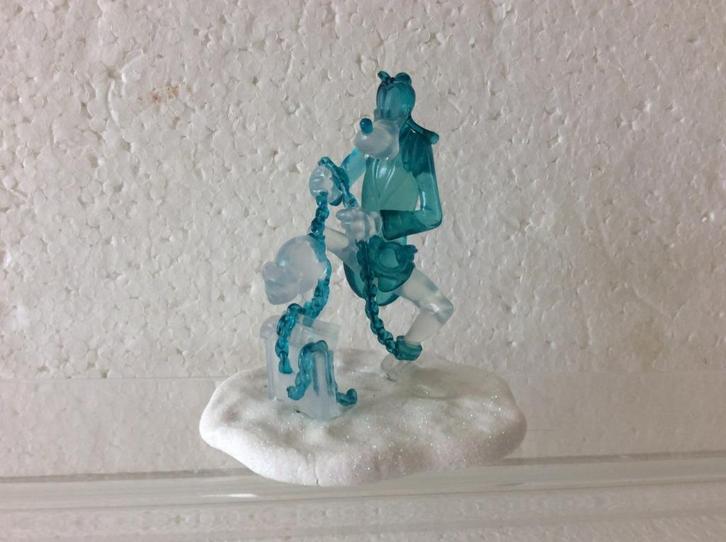 Disney Scrooge - Goofy geest - beeldje - kerstdorp, Verzamelen, Disney, Zo goed als nieuw, Beeldje of Figuurtje, Goofy of Pluto