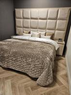 Boxspring nieuw 180x200 eric kuster beige taupe bed hotel, Huis en Inrichting, Beige, Ophalen of Verzenden, 180 cm, Nieuw