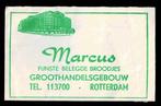 suikerzakje 124 Marcus Rotterdam C.S.M. zonder tel nr., Verzamelen, Nederland, Ophalen of Verzenden