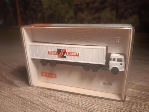 Wiking container vrachtwagen N spoor trein 1:160, Hobby en Vrije tijd, Modeltreinen | N-Spoor, Nieuw, Overige typen, Gelijkstroom of Wisselstroom