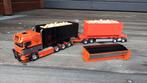 Wsi haakarm Scania asfalt anhanger 2 + 1 containers, Ophalen of Verzenden, Bus of Vrachtwagen, Wsi