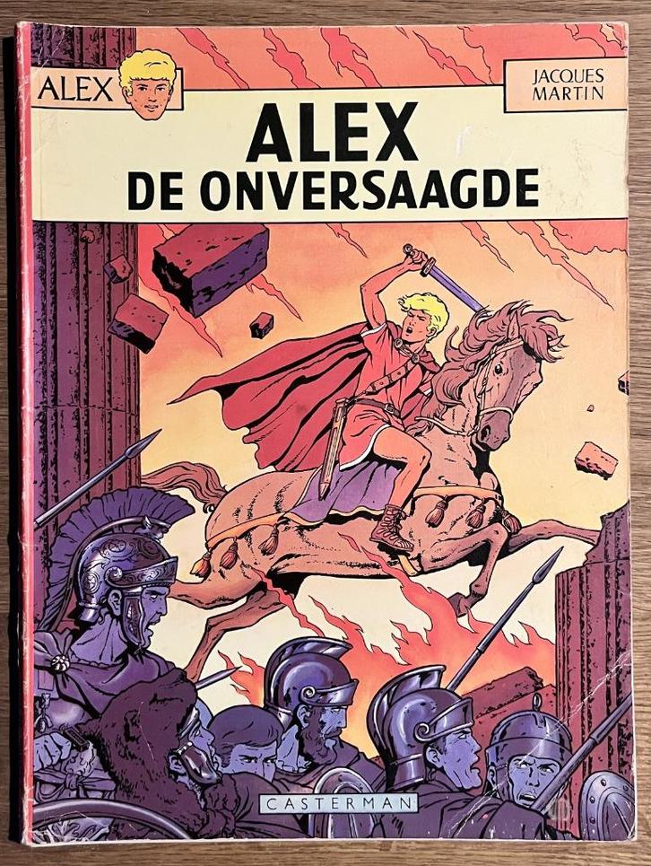 Alex - Alex de onversaagde - 1 (1977) Strip, Boeken, Stripboeken, Gelezen, Eén stripboek