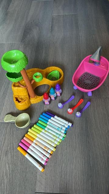  Crayola Washimals – grote set met dieren, badjes & stiften beschikbaar voor biedingen