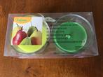 2 Geur Kaarsen in Glas Merk: "Lafiora" Nieuw, Huis en Inrichting, Ophalen of Verzenden, Nieuw, Overige materialen, Minder dan 25 cm