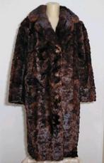 Donkerbruine luxueuze vintage (60s) echte nerts bontjas, Verzenden, Zo goed als nieuw, Maat 42/44 (L), Bruin