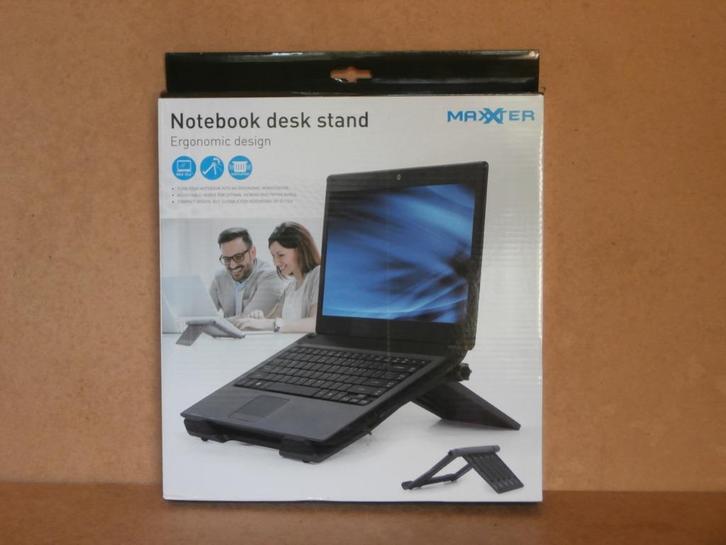 Maxxter notebook-standaard laptop houder laptophouder bureau, Computers en Software, Laptopstandaarden, Nieuw, In diepte verstelbaar