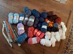 Partij brei/haakgaren plus breinaalden., Ophalen of Verzenden, Zo goed als nieuw, Breien of Haken, Wol of Garen