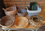 Pitrieten mandjes, Tuin en Terras, Bloembakken en Plantenbakken, Gebruikt, Minder dan 30 cm, Minder dan 60 cm, Rond