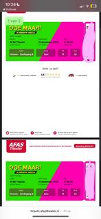 Doe Maar de musical tickets, Tickets en Kaartjes, Theater | Musical, Twee personen, December