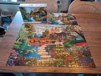 Japanse tuin. Puzzel 1000 stuks., Hobby en Vrije tijd, Denksport en Puzzels, Ophalen of Verzenden, 500 t/m 1500 stukjes, Zo goed als nieuw