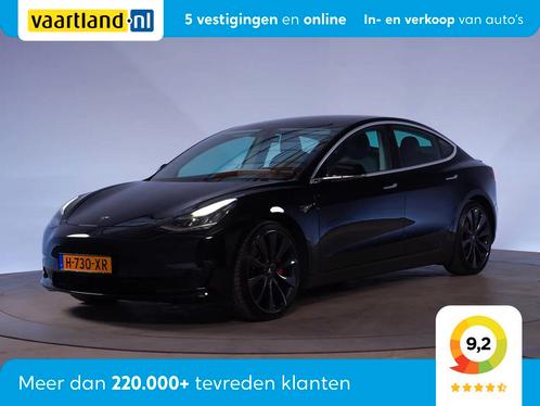 Tesla Model 3 Performance 462pk AWD 75 kWh [ Panorama Leder, Auto's, Tesla, Bedrijf, Te koop, Model 3, ABS, Achteruitrijcamera