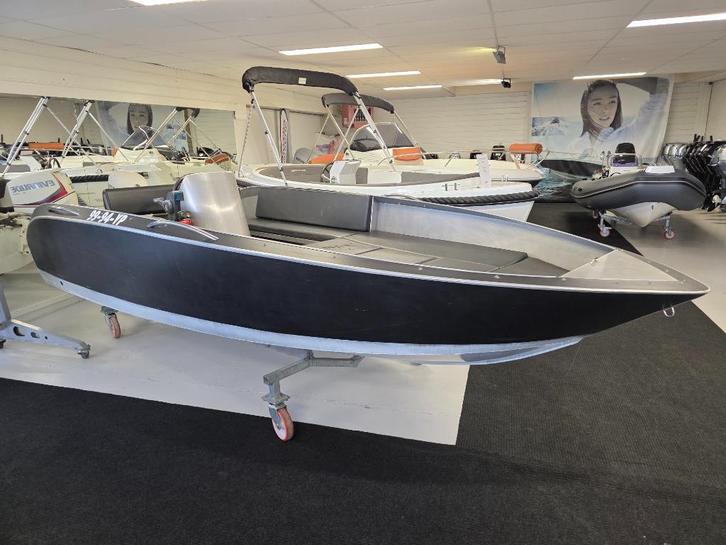 Piaccio 510 2011 incl. Evinrude 90 E-TEC 2015 | Aluminium, Watersport en Boten, Vis- en Consoleboten, Gebruikt, 70 pk of meer