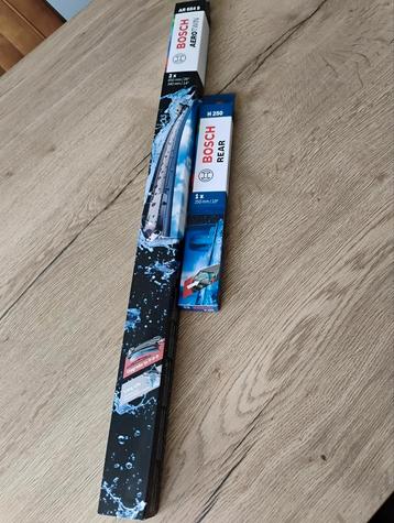 Set nieuwe ruitenwissers Bosch: voor 650/340mm achter 250mm beschikbaar voor biedingen