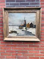 Prachtige oude Hollandse  schilderij  70 x 80, Ophalen of Verzenden