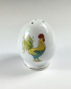 Frans eierdopje met zoutvaatje op schotel, Gebruikt, Overige typen, Ophalen of Verzenden, Overige stijlen