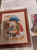 Borduurpatroon Permin geboorte Christuskind met restgaren, Ophalen of Verzenden, Zo goed als nieuw, Patroon