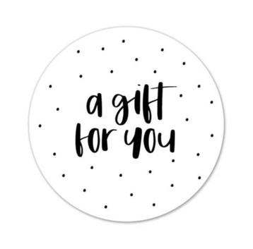 Stickers | a gift for you 100 stuks beschikbaar voor biedingen