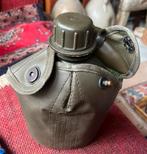 Leger Veldfles in hoes met drukknopen, Ophalen of Verzenden, Landmacht, Nederland, Overige typen