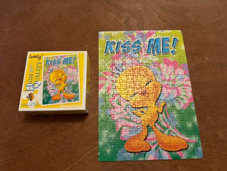 Tweety puzzel ~ 260 stukjes, Hobby en Vrije tijd, Denksport en Puzzels, Zo goed als nieuw, Legpuzzel, Minder dan 500 stukjes, Ophalen of Verzenden