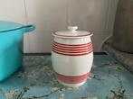 Societe Ceramique Bandenpot rood, Ophalen