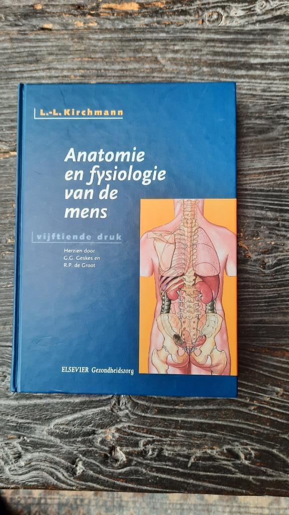 Studieboek Anatomie en fysiologie van de mens, Boeken, Studieboeken en Cursussen, Zo goed als nieuw, MBO, Beta, Ophalen