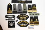 US navy emblemen rangen tally etc marine amerika., Verzamelen, Ophalen of Verzenden, Marine, Amerika, Embleem of Badge