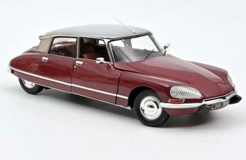 Citroen DS 23 Pallas 1972 Rood/grijs 1/18 NOREV ref. 181720, Hobby en Vrije tijd, Modelauto's | 1:18, Nieuw, Auto, Norev, Verzenden