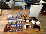 Zeer nette PS5 disc editie + vele extra's, Ophalen, Gebruikt, Playstation 5