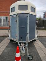 Tweepaards trailer - deels opknapper, Dieren en Toebehoren, Paarden en Pony's | Trailers en Aanhangwagens, Ophalen, Gebruikt, Hout