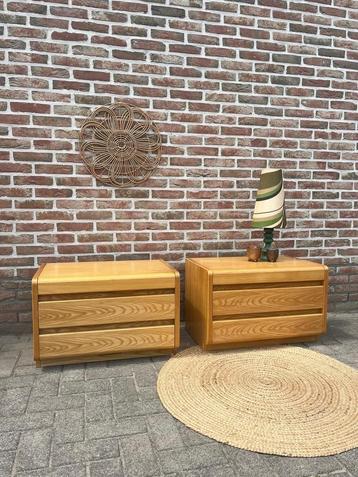 Set vintage nachtkastjes Moser Möbel beschikbaar voor biedingen