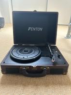 Fenton RP115B platenspeler koffer donkerbruin, Audio, Tv en Foto, Overige merken, Platenspeler, Zo goed als nieuw, Ophalen