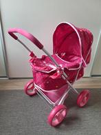 Roze wandelwagen / kinderwagen / poppenwagen – 64 cm hoog, Ophalen, Zo goed als nieuw, Babypop