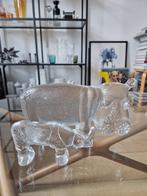 Kosta Boda Zoo neushoorn nijlpaard Bertil Vallien glas, Antiek en Kunst, Antiek | Glas en Kristal, Ophalen of Verzenden