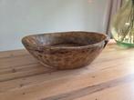 Brocante oude houten trog, schaal, Ophalen