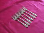 6 gebakvorkjes,taartvorkjes12cm Gero Zilmeta puntfilet 718., Gebruikt, Ophalen of Verzenden, Rvs of Chroom, Vaatwasserbestendig
