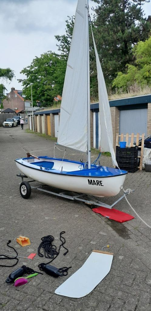 Middellandse zeejol, Watersport en Boten, Zeilen en Zeiltoebehoren, Gebruikt, Overige typen, Minder dan 15 m², Ophalen