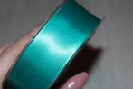 Biaisband Satijn / Duchesse 30 mm - turquoise #1371, Hobby en Vrije tijd, Ophalen of Verzenden, Nieuw, Lint, Band of Elastiek