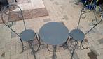 Bistroset/Tuinsetje, Ophalen, Zo goed als nieuw, Overige materialen, 2 zitplaatsen