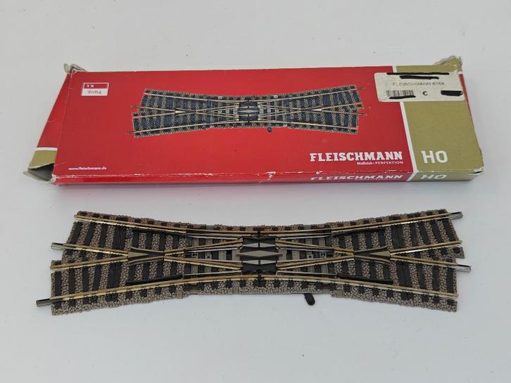 Fleischmann 6164 - Engels wissel, Hobby en Vrije tijd, Modeltreinen | H0, Zo goed als nieuw, Rails, Gelijkstroom, Fleischmann