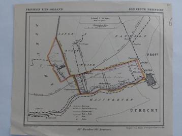 65 / Hekendorp Oudewater Uilenburg Litho door J. Kuyper beschikbaar voor biedingen