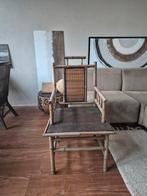 Rietveldachtige rieten bamboo stoel, Antiek en Kunst, Ophalen of Verzenden