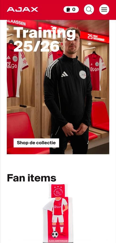 Kortingscode 15% korting online AJAX fanshop, Tickets en Kaartjes, Kortingen en Cadeaubonnen, Kortingsbon