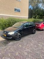 Volkswagen Polo 1.4 2006 Zwart airco 5 deurs, Voorwielaandrijving, Elektrische ramen, Zwart, Origineel Nederlands