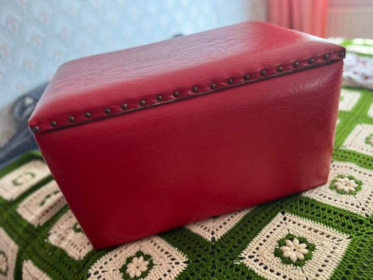 Vintage 70s Dekenkist / Opbergkist, Huis en Inrichting, Woonaccessoires | Kisten, Gebruikt, Minder dan 50 cm, 50 tot 75 cm, 50 tot 100 cm