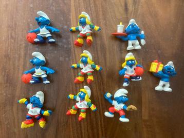 Mcdonalds schleich peyo smurfen set van 10 stuks oa smurfin! beschikbaar voor biedingen