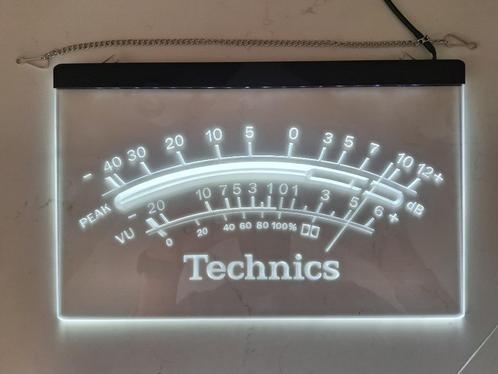 Technics VU-meter Neon Lamp 30x20 cm., Verzamelen, Merken en Reclamevoorwerpen, Nieuw, Lichtbak of (neon) lamp, Ophalen of Verzenden